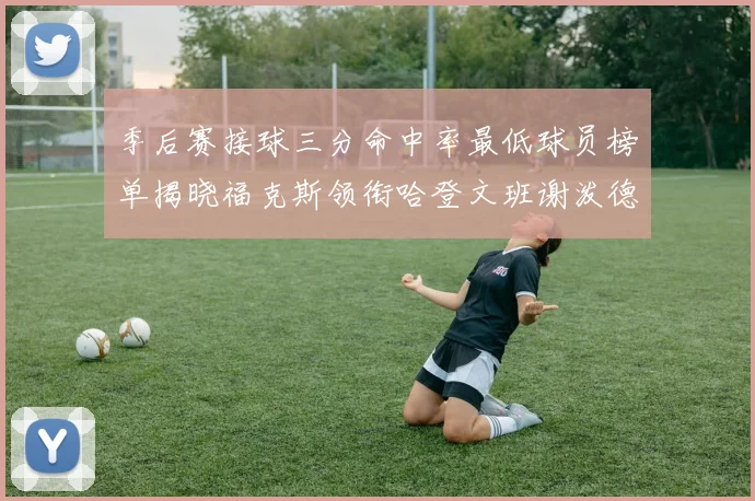 季后赛接球三分命中率最低球员榜单揭晓福克斯领衔哈登文班谢泼德紧随其后