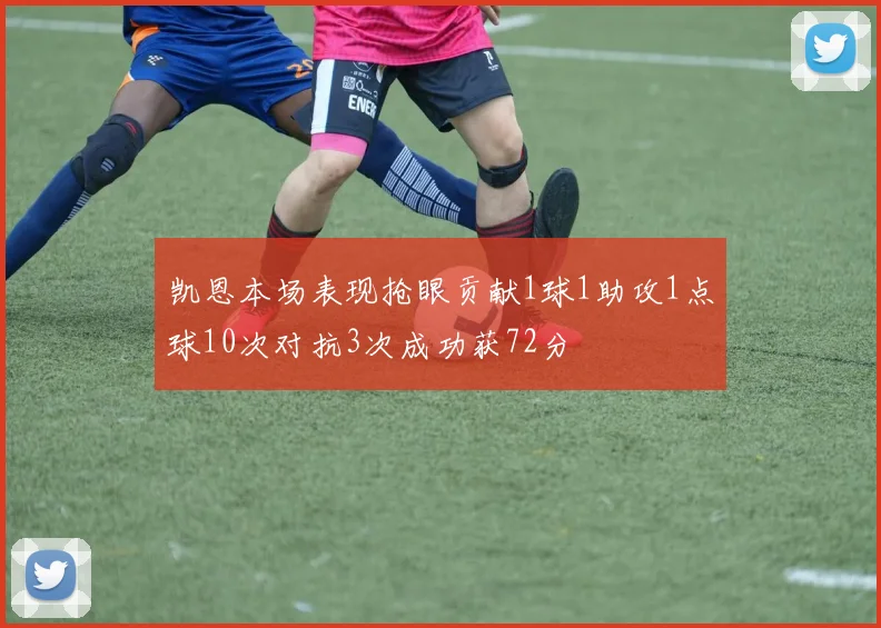 凯恩本场表现抢眼贡献1球1助攻1点球10次对抗3次成功获72分